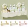 Cute Flower Suction Cup Shelf Simple Storage Organizer Rack Bathroom Storage Shelves  Kitchen