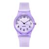 Trendige Koreanischer Stil Jelly Farbe Silikon Damen Uhr - Niedliche, Bunte und Transparente Quarz Armbanduhr