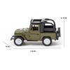 1/32 Toyota Off-road FJ45 Car Model Children's Toy Ornaments Pull Back Car Model Toys