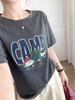 2025 Spring/Summer Plus Size Women's Loose Fit Round Neck Cartoon Print Short Sleeve T-shirt