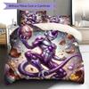 Easter Frieza Pattern Bedding Quilt Set Quilt Cover Pillowcase Home Decoration Birthday Gift (1 * duvet cover + 2 * pillowcase, without core)