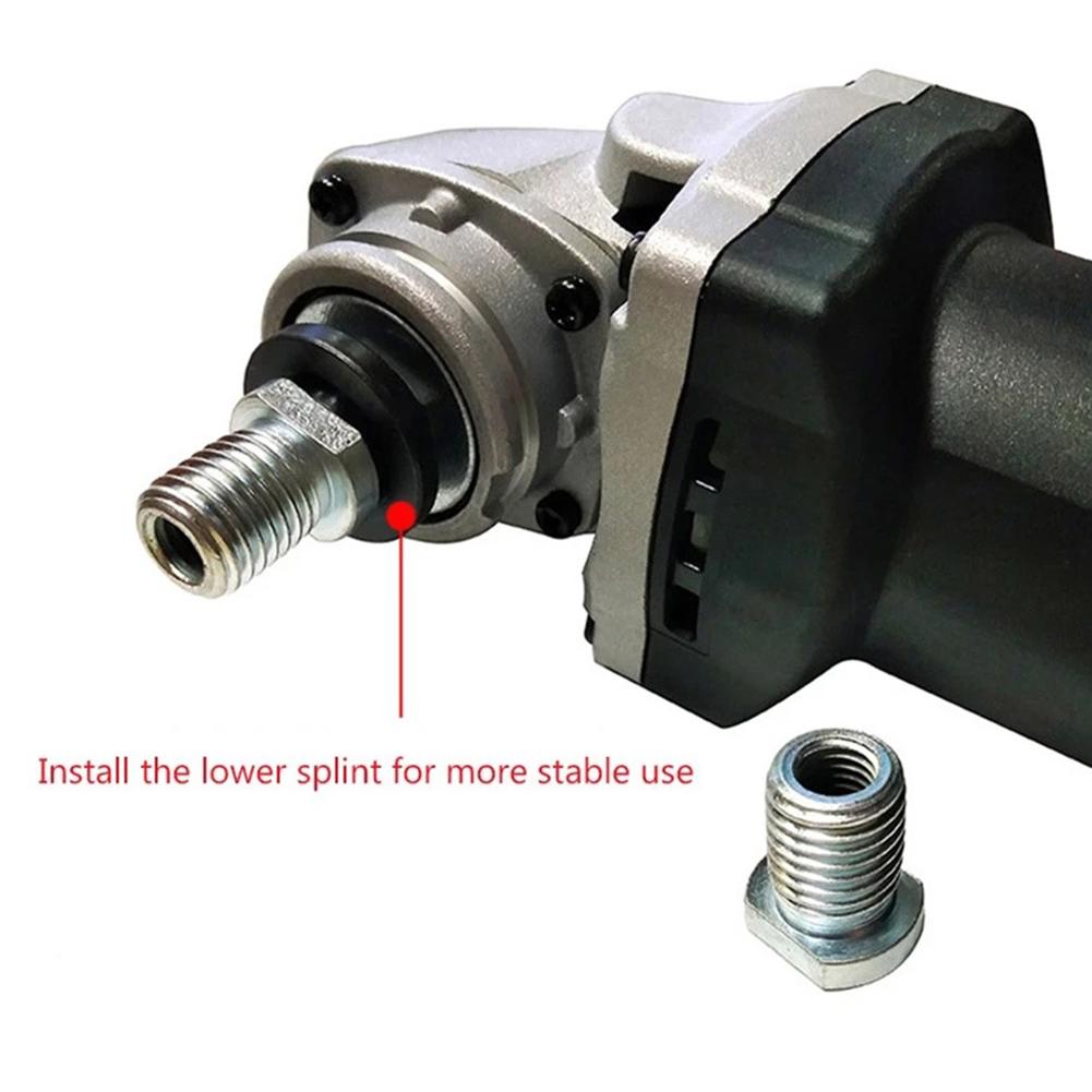 Adaptador para Amoladora Angular Convertidor de Rosca Acero Negro