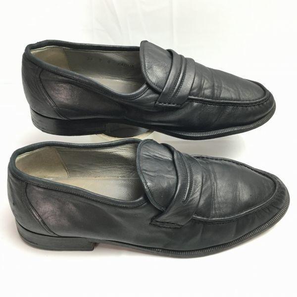 CHURCH'S Mokassins Made in Italy Vintage Modell Loafer Slipper Schwarz Größe 9G(GEBRAUCHT)