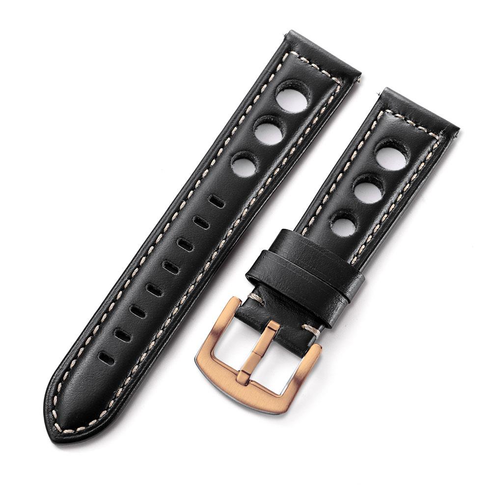 Cowhide Watch Strap Bracelet Vintage Genuine Leather 20mm 22mm 24mm Watchband Women Men Fashion Watch Band Belt With Pin Buckle