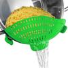 1pc Adjustable Clip-On Strainer - Fit for Pots & Bowls Vegetables & Fruit Draining Durable Flexible Handheld Colander Accessory