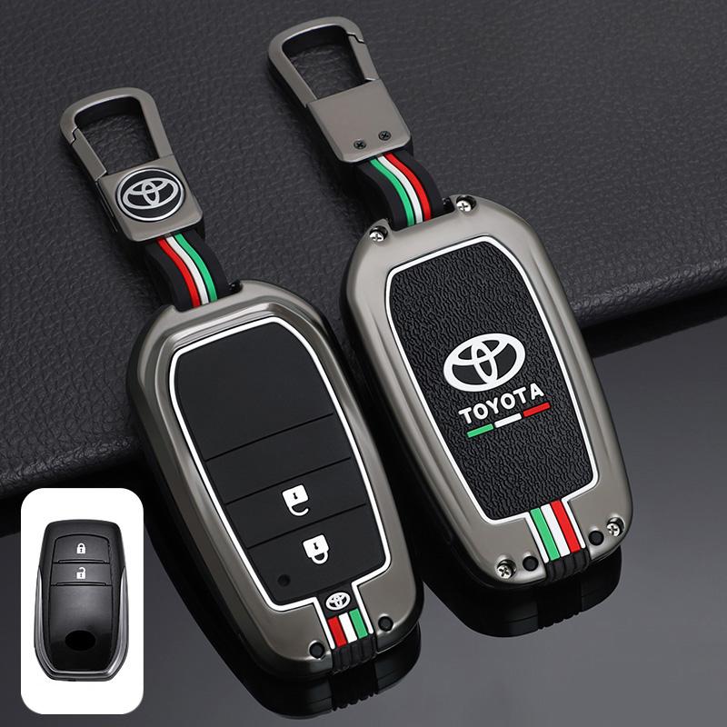 Car Remote Key Cover Case Shell For Toyota RAV4 Highland Coralla Hilux Fortuner Land Cruiser Camry Crown Keychain Accessories
