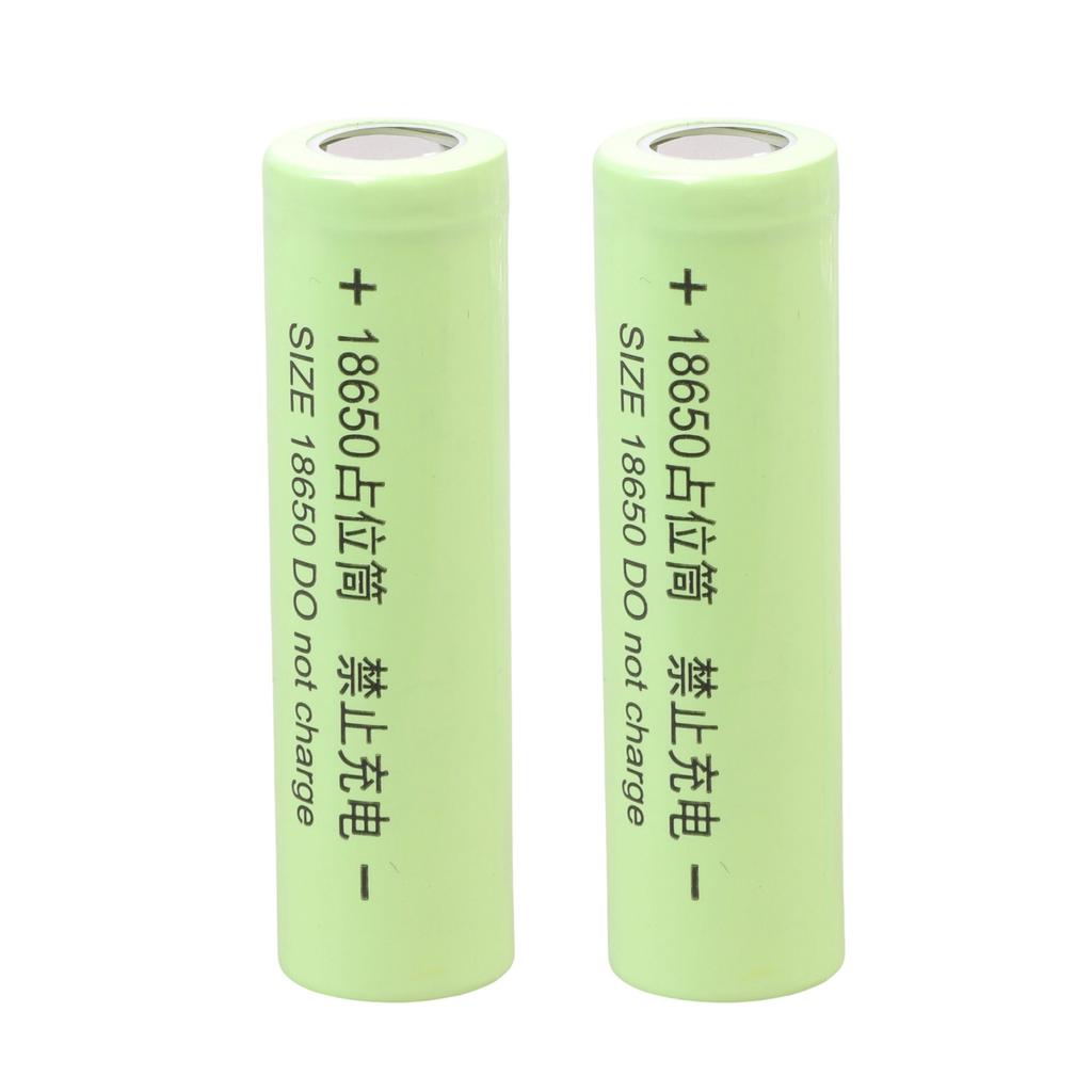 2-Unit 18650 Battery Setup Shell Conductive Shortcircuit Battery Placehold 0V for Industrial Skill Development Training