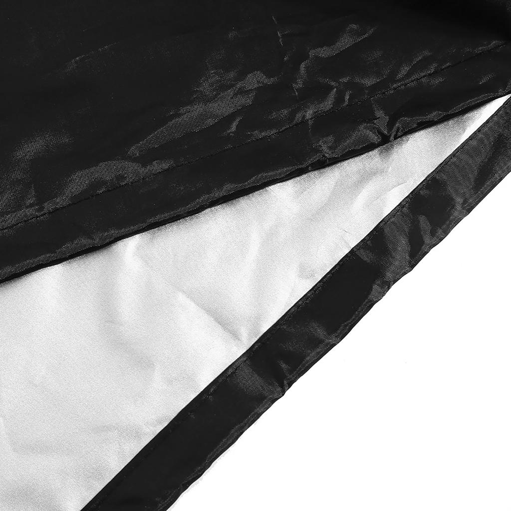  BBQ Gas Grill Cover, Heavy Duty Polyester Watertight Grill Cover for Outdoor Round Shape Gril with PU Coating, Double Sewing and   Tie 