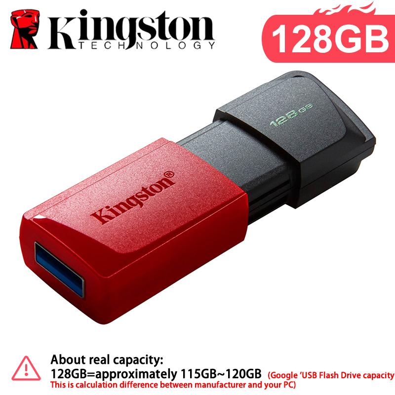 Kingston 128G USB Flash Drive 64G 256G USB3.2 Flash Disk Pen Drive DTXM Memory Stick 3.0 Drives With Protective Cap and Keyring In Multiple Colours