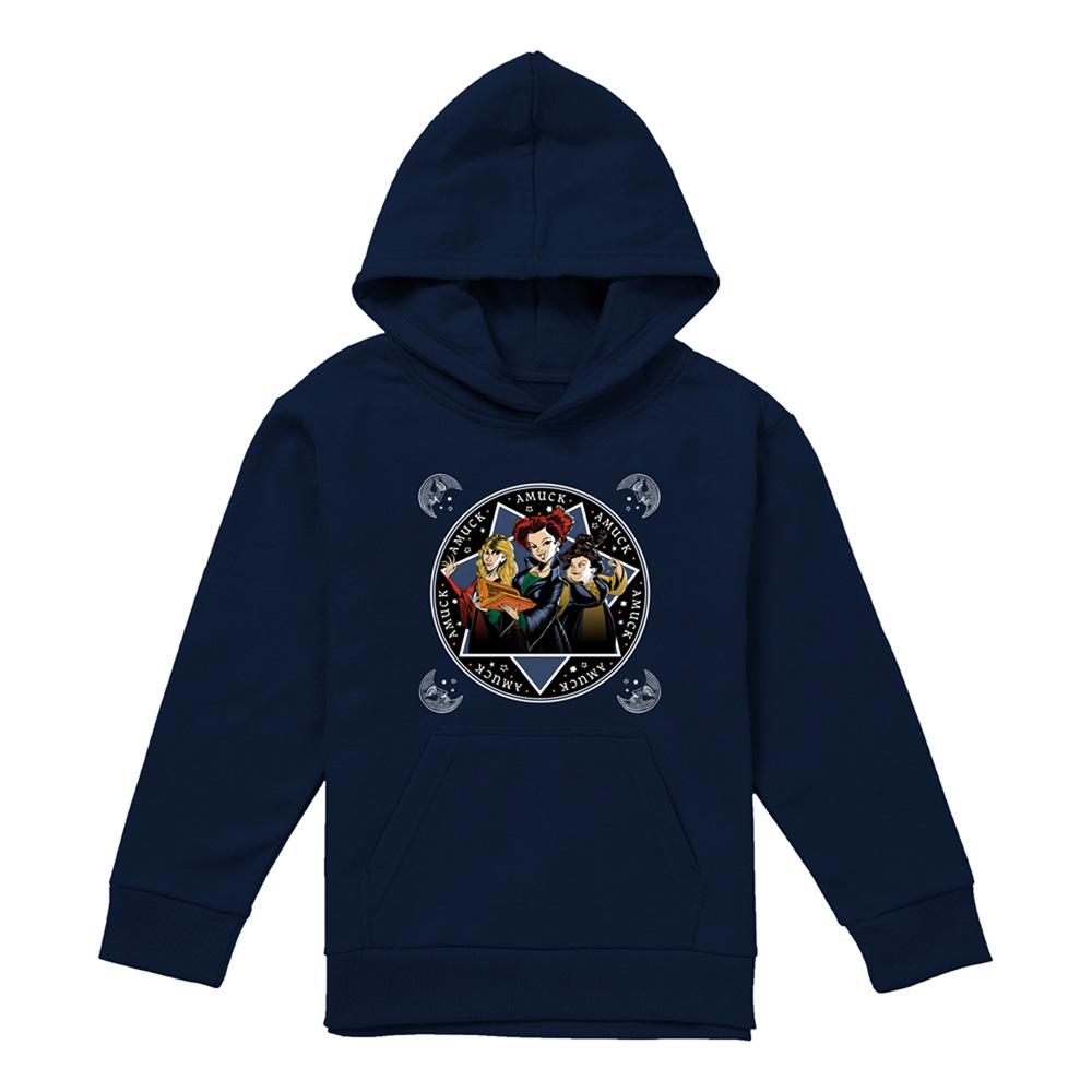 Hocus Pocus Childrens/Kids Amuck, Amuck, Amuck Sanderson Sisters Hoodie