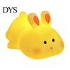 Cute Room Decor Accessories Bunny Night Light, Cartoon Rabbit Nursery Battery Operated Table Lamp, Birthday Gift for Kids Kawaii Animal Lamp with Warm