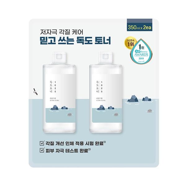 Round Lab 1025 Dokdo Hydrating Facial Toner 350ml x 2 Bottles