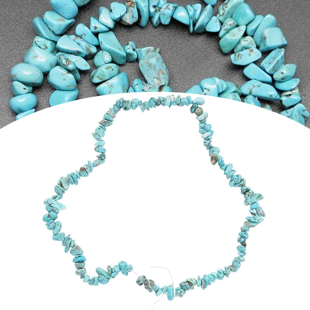 Professional Earring Bracelet Making Chip Unique Shape Beads Accessories for Jewelry DIYTurquoise