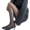 Sexy Lingerie Slim Stockings Women Tights Pantyhose Vertical Pattern Jacquard Black Stockings Pantyhose Tights Female Hosiery