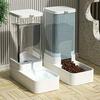 A2 Automatic Dog Feeder/Water Dispenser Plastic Gravity Dog Food And Water Dispenser Set 5