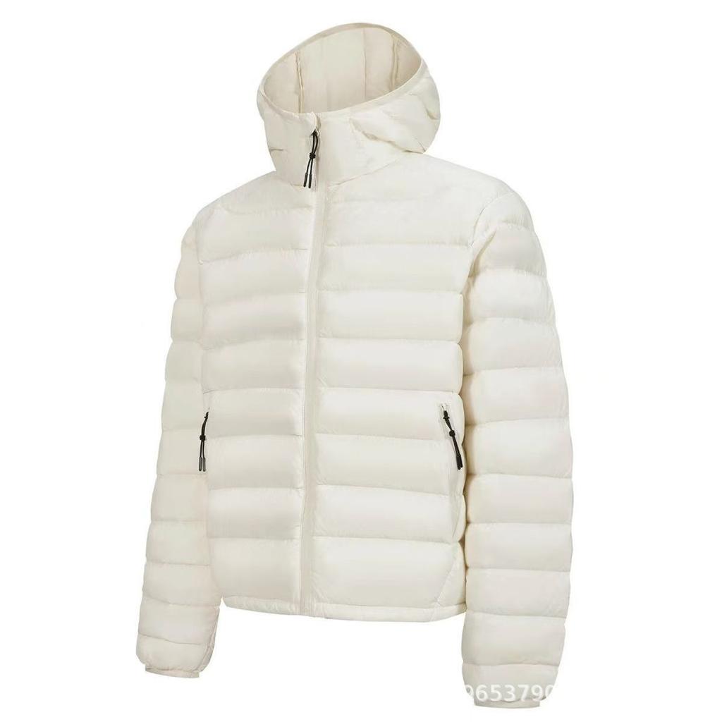Winter neue gerippte Daunenjacke mit Kapuze dünnes Oberteil verdickt leicht wattierte Jacke Jacke lockere warme Innenjacke