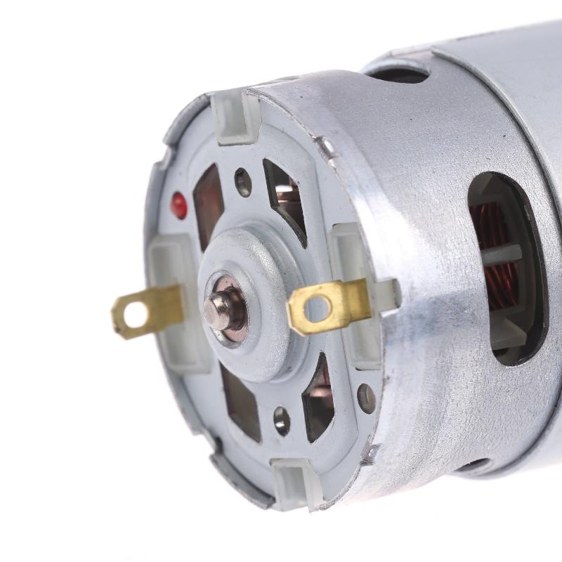 21V 14 Dişli Mikro Dc Motor Rs 550 28000Rpm Mini Şarjlı El Testeresi Motoru Zincirli Testere