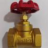 Brass Stop Valve with Internal Threads, DN15-50, Sizes 1/2"-1", Copper Construction