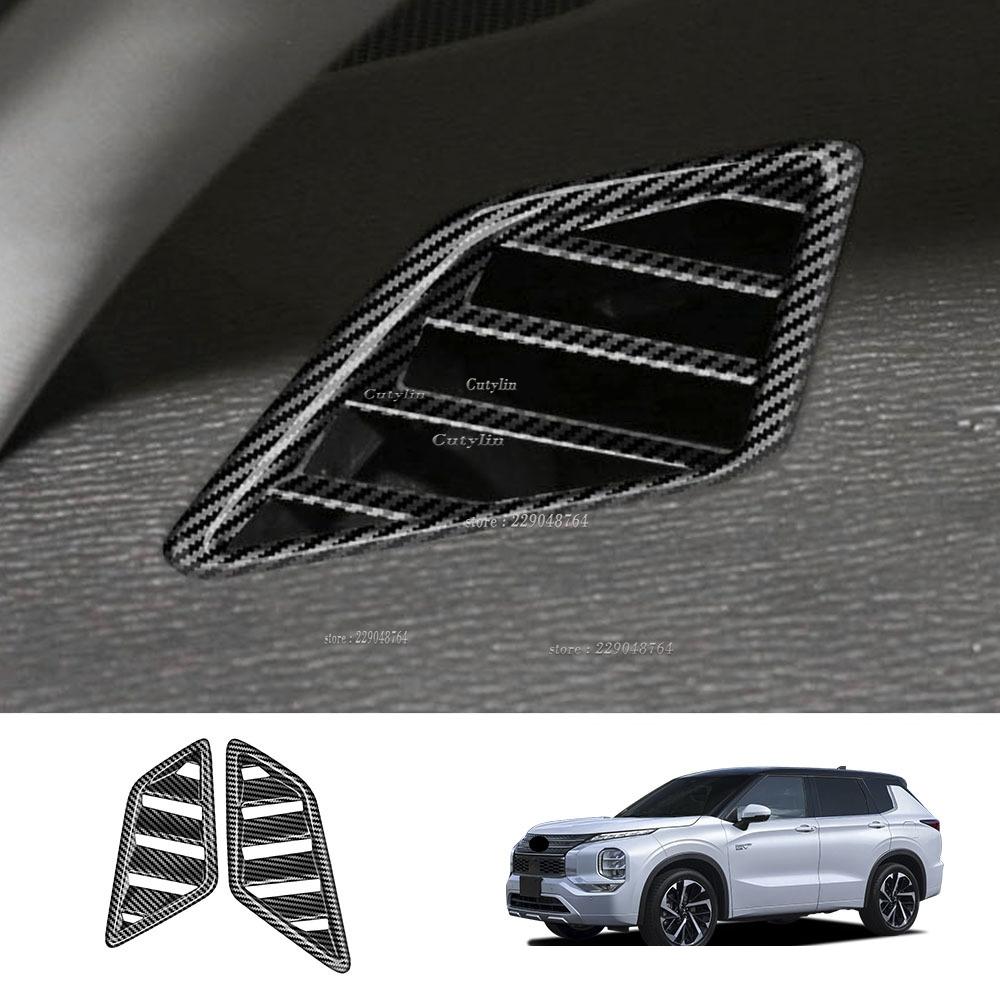 Interior Accessories For Mitsubishi outlander 23 2024 Front Rear Seat Water Cup Holder Sticker Gear Shift Panel Cover Trim