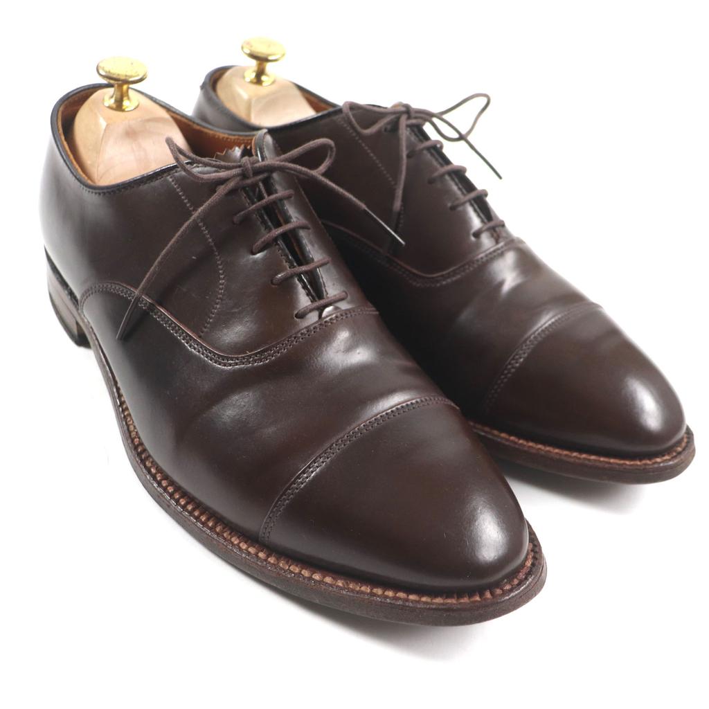 Great ALDEN Leather shoes Cigar cordovan inner wing, Brown Cordovan 9.5 90730 Used