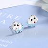 New 925 Sterling Silver Heart Stud Earrings For Women High Quality Exquisite Student Girlfriend Jewelry Accessories Heart GiftGood Product