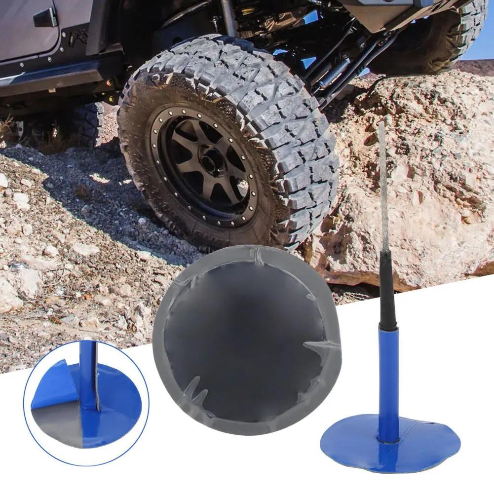 6mm tire plugs with patch - 10 pcs