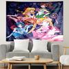 Sailor Moon Print Tapestry, Lightweight Wall Hanging, for Bedroom, Dorm, Living Room, Home Art Decor, Birthday Christmas Gift for Friends