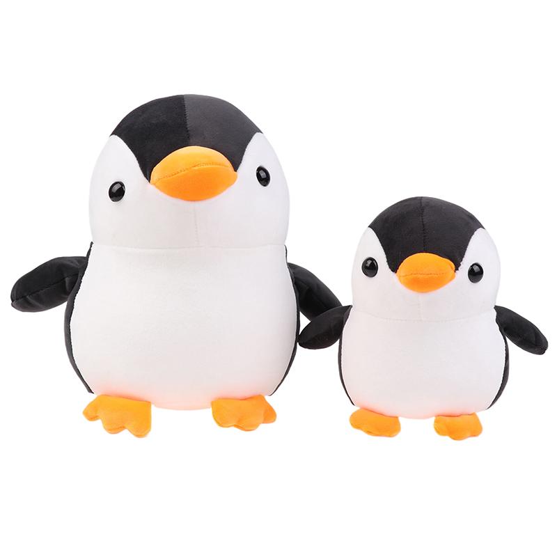 1 Piece 25/35/45Cm Cartoon Colorful  Penguin Plush Doll Pillow Blue Black Pink Animal Toy Home Decoration Gift For Boys Girls