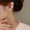 1Pair Simple Swallow Bird Ear Clip For Women Girls Simple Animal Non-Piercing Fake Cartilage Ear Cuff Jewelry Gifts