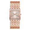 Women's Fashion Square Dial Quartz Bracelet Watch with Diamonds