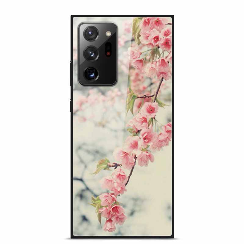 Glass Back Cover For Samsung Note 20 Ultra Case Tempered Glass Case For Samsung Galaxy S21 Ultra Case S 21 Note20 Ultra Funda