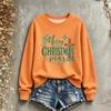 Women's Christmas Print Crewneck Sweatshirt Long Sleeve Casual Holiday Pullover