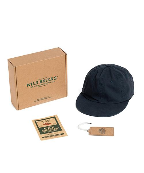 Waildeubeuligseu Cn Flat Brim Cap (Navy)
