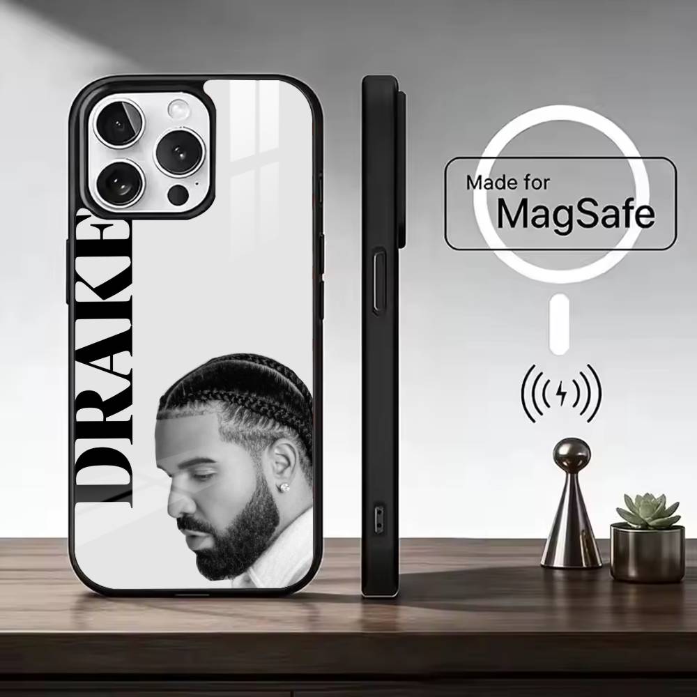R-Rapper D-Drake Phone Case For iPhone17,16,15,14,13,12,11 Plus,Pro Magnetic with Magsafe Wireless Charging