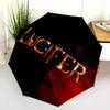 Supernatural Justice Folding Umbrella Durable Portable Travel Umbrella Sun Umbrella
