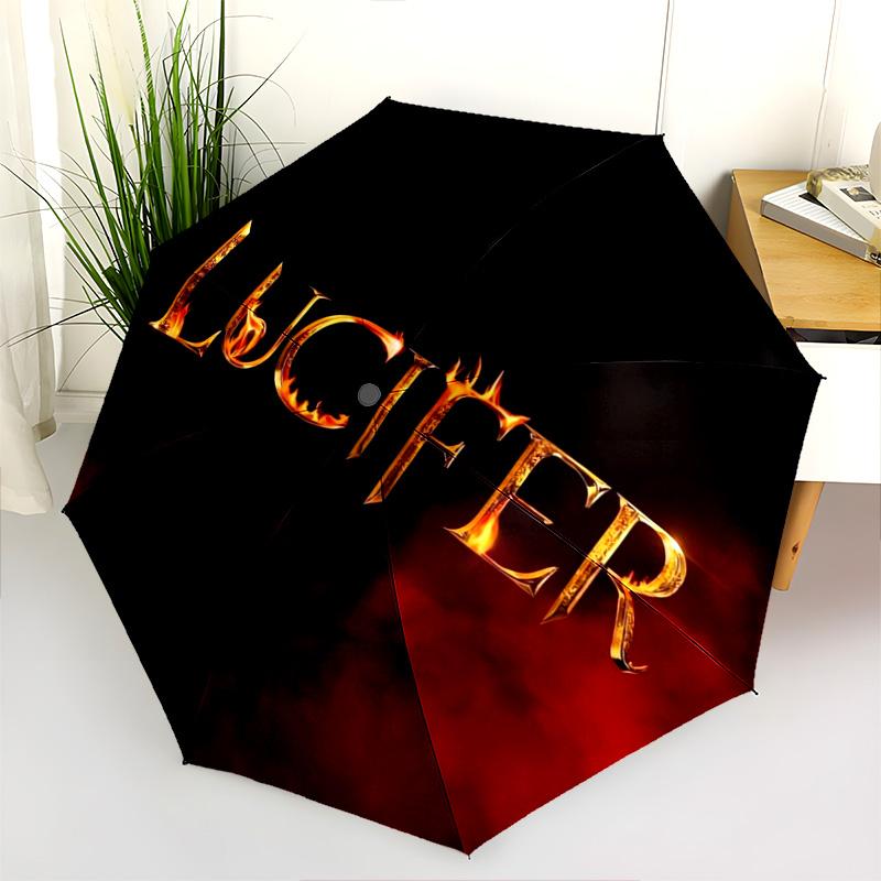 Supernatural Justice Folding Umbrella Durable Portable Travel Umbrella Sun Umbrella