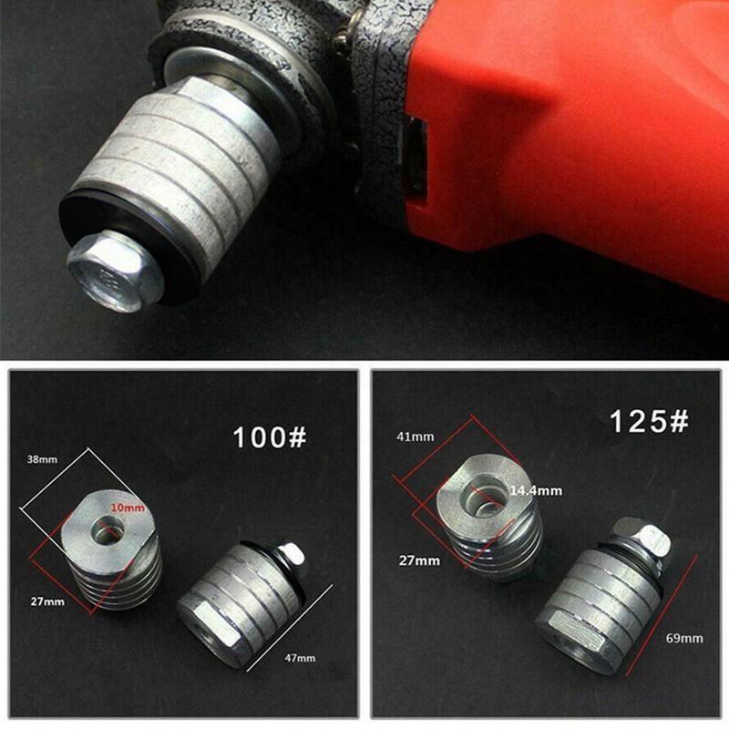 M14 M10 adaptor polizor unghiular adaptor mașină de canelat kit de conversie flanșă metal piulițe de blocare canelare tip 125 150