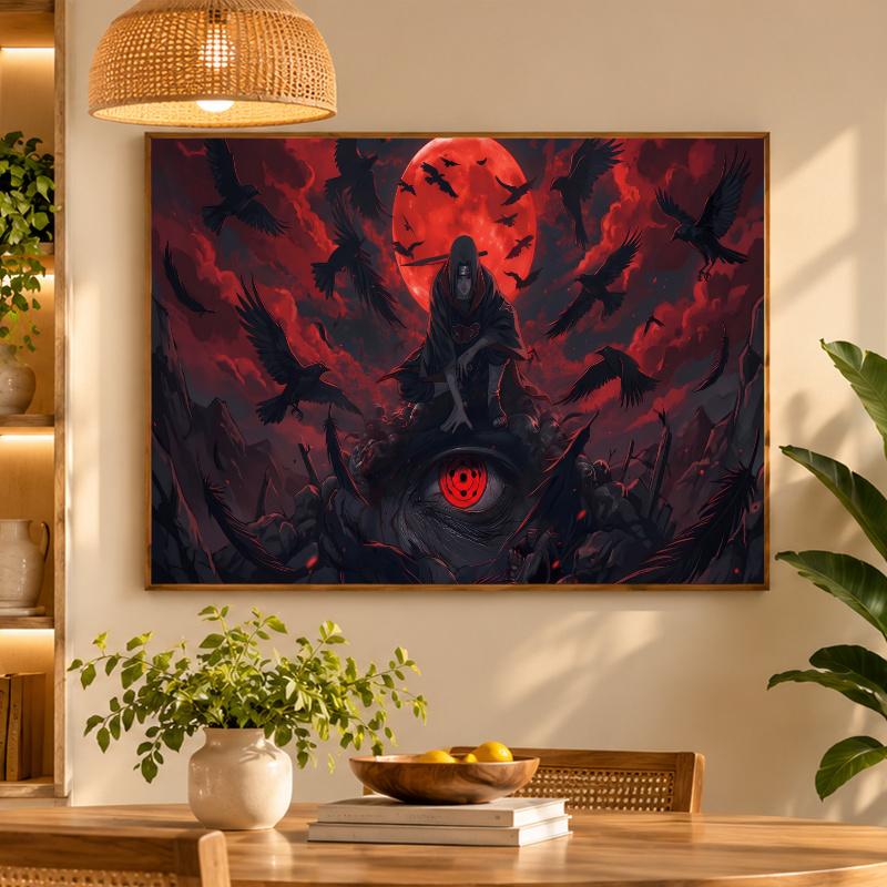 5D Diamond Painting Itachi Uchiha DIY Full Drill Diamond Art Kit Home Decoration