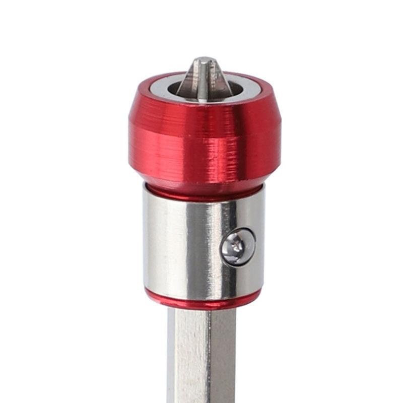 Pack of 4 Screwdriver Magnetizer Drill Bit Protective Cover Strong Screwdriver Protective Cover Home Improvement