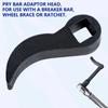 1Pcs Adjustable Angle Bull Horn Pry Bar  for 1/2" Ratchet Open-end Wrench