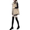 Women's Fuzzy Faux Fur Vest Sleeveless Lapel Fleece Jacket Winter Warm Open Front Cardigan with Pockets