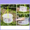 Foldable Clothes Drying Mesh Basket With Large Diameter For Home Use And Socks Air Drying