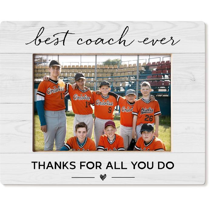 Beat Coach Gifts Picture Frame 5x7, Thank You Appreciation Gifts for Coaches, Coaches Gift, Best Coach Ever Thanks for All You Do Picture Photo Frame