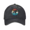 BJJ Brazilian JiuJitsu Retro Vintage Sunset Baseball Cap Birthday Golf Cap Tea Hat Fishing Caps Unisex Elegant Womens Hats Unisexs