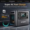 AFERIY P280/P280-B Zonnegenerator, 2048Wh LiFePO4, 2800W UPS Draagbare Energiecentrale voor Thuis, Camper & Kamperen