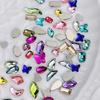100Pcs Mixed Glass Crystal Hybrid Diamond Rhinestones Nail Art Decorations