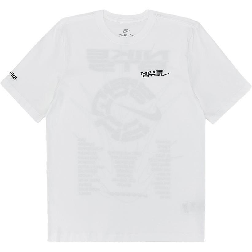 Nike X BTS Letter Logo Print Rond Hals Korte Mouw T-shirt Heren tops JA8523-100 L