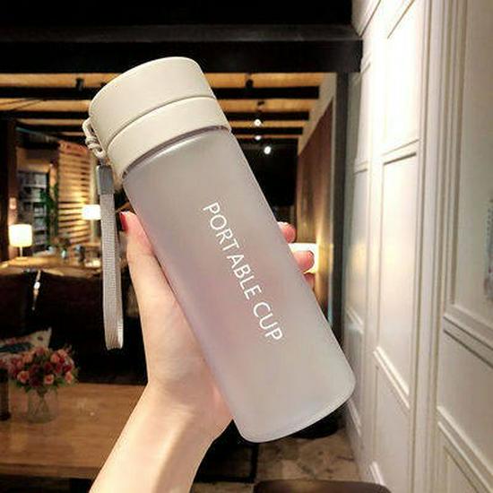 Large Capacity, Durable Sports Water Bottle for Students - Korean Style