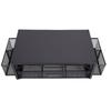 2 Tier Coffee Pod Holder Coffee Capsule   Pull Out Drawers for Kitchen Countertop Coffee Station Black