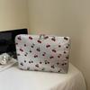 Simple Cherry Print Tablet Liner Bag Notebook Wear-resistant Computer Protective Cover Storage Bag Clutch Bag